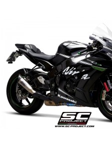 Silencieux SC Project S1 Titane Kawasaki Ninja ZX-10R (2016-2020) | Réf. K22A-41T