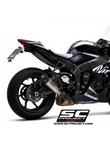 Silencieux SC Project S1 Titane Kawasaki Ninja ZX-10R (2016-2020) | Réf. K22A-41T