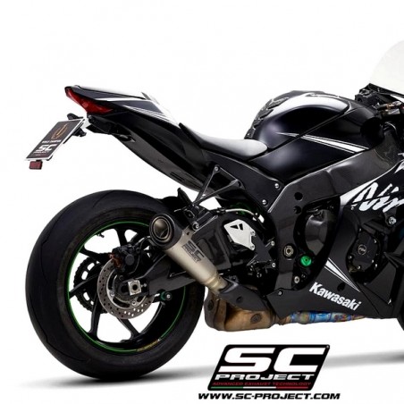Silencieux SC Project S1 Titane Kawasaki Ninja ZX-10R (2016-2020) | Réf. K22A-41T