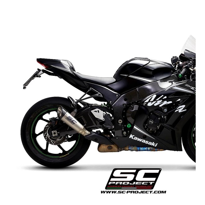 Silencieux SC Project S1 Titane Kawasaki Ninja ZX-10R (2016-2020) | Réf. K22A-41T
