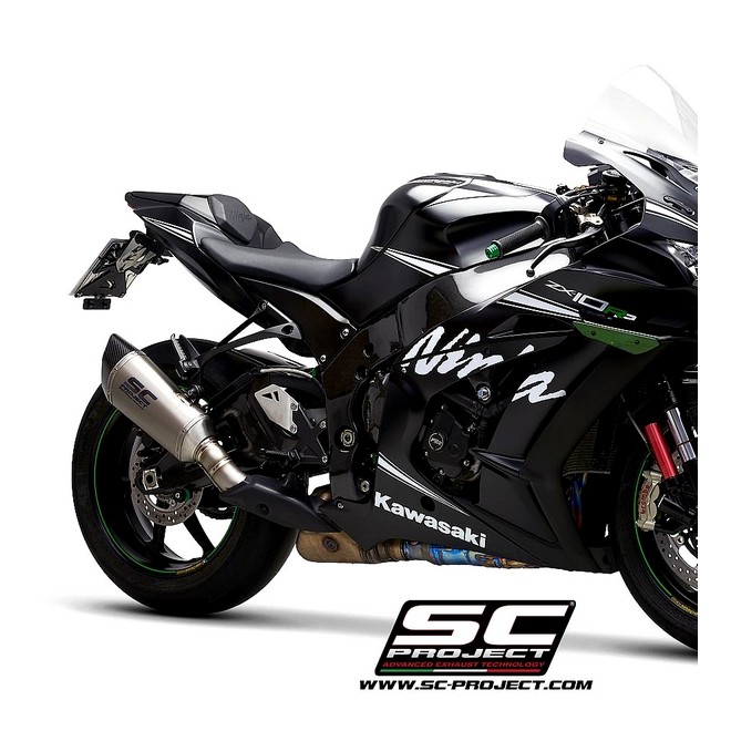 Silencieux SC Project SC1-R Titane Kawasaki Ninja ZX-10R (2016-2020) | Réf. K22A-T90T