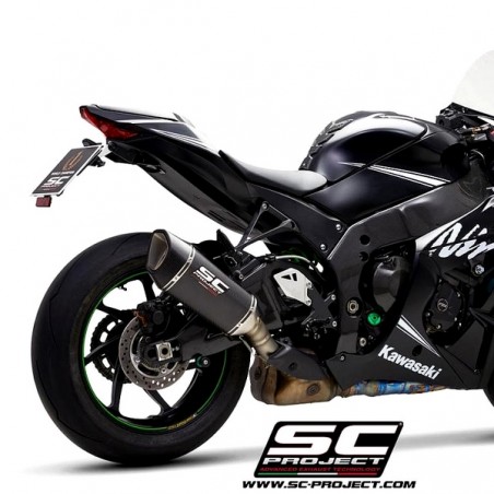 Silencieux SC Project SC1-R Carbone Kawasaki Ninja ZX-10R (2016-2020) | Réf. K22A-T90C