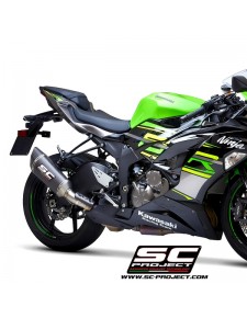 Silencieux SC Project SC1-R Carbone Kawasaki Ninja ZX-6R (2019-2021) | Réf. K35A-T90C