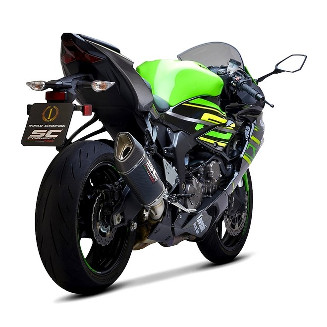 Silencieux SC Project SC1-R Carbone Kawasaki Ninja ZX-6R (2019-2021) | Réf. K35A-T90C