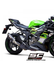 Silencieux SC Project SC1-S Carbone Kawasaki Ninja ZX-6R (2019-2021) | Réf. K35A-T124C