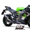 Silencieux SC Project SC1-S Carbone Kawasaki Ninja ZX-6R (2019-2021) | Réf. K35A-T124C