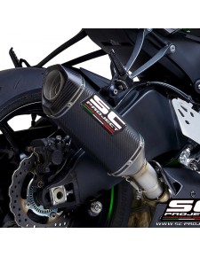 Silencieux SC Project SC1-S Carbone Kawasaki Ninja ZX-6R (2019-2021) | Réf. K35A-T124C