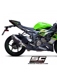 Silencieux SC Project SC1-S Carbone Kawasaki Ninja ZX-6R (2019-2021) | Réf. K35A-T124C