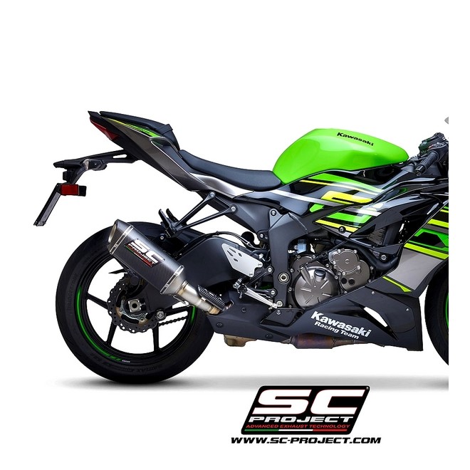 Silencieux SC Project SC1-S Carbone Kawasaki Ninja ZX-6R (2019-2021) | Réf. K35A-T124C