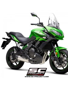 Ligne complete SC Project SC1 R GT Titane Kawasaki Versys 650 2017 2020 Moto Shop 35