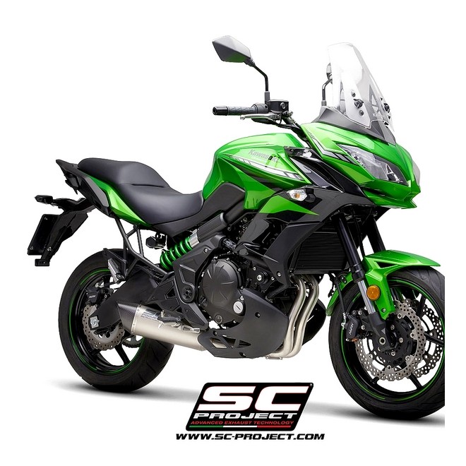 Ligne complète SC Project SC1-R GT Titane Kawasaki Versys 650 (2017-2020) | Réf. K32A-C103T