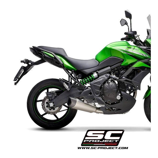 Ligne complète SC Project SC1-R GT Titane Kawasaki Versys 650 (2017-2020) | Réf. K32A-C103T
