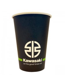 100 gobelets papier biodégradables Kawasaki | Réf. 122DMU2210