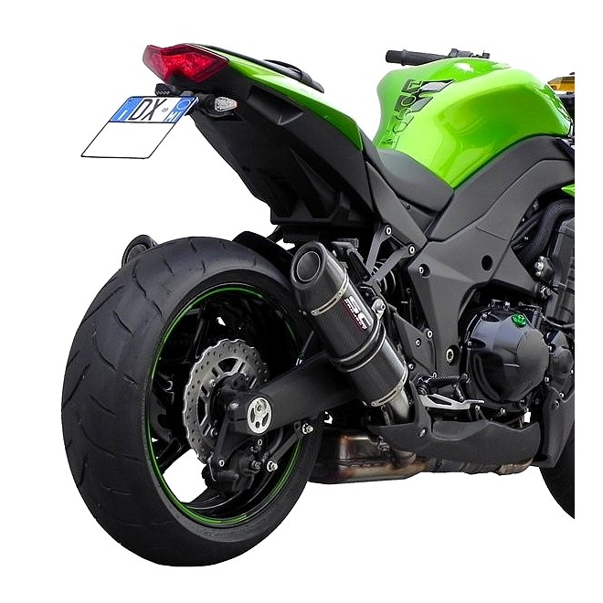 Paire de silencieux SC Project Oval Carbone Kawasaki Z1000(SX) (2010-2013)