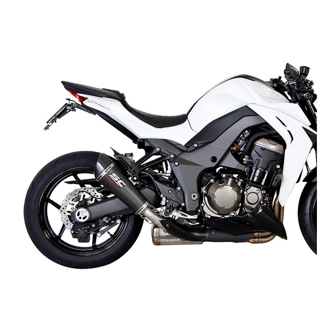 Paire de silencieux SC Project Conic Carbone Kawasaki Z1000 (2014-2016) | Réf. K19A-34C