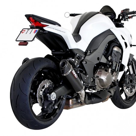 Paire de silencieux SC Project Conic Carbone Kawasaki Z1000 (2014-2016) | Réf. K19A-34C