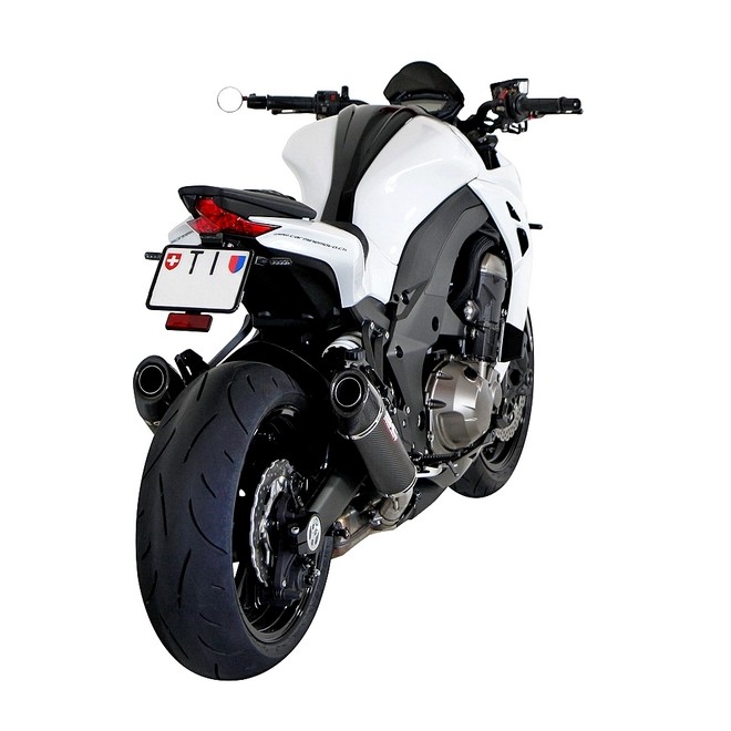 Paire de silencieux SC Project Conic Carbone Kawasaki Z1000 (2014-2016) | Réf. K19A-34C