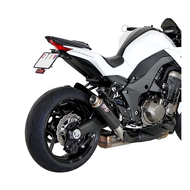 Paire de silencieux SC Project GP-M2 Carbone Kawasaki Z1000 (2014-2016) | Réf. K19A-18C