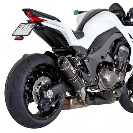 Paire de silencieux SC Project GP-TECH Carbone Kawasaki Z1000 (2014-2016) | Réf. K19A-28C