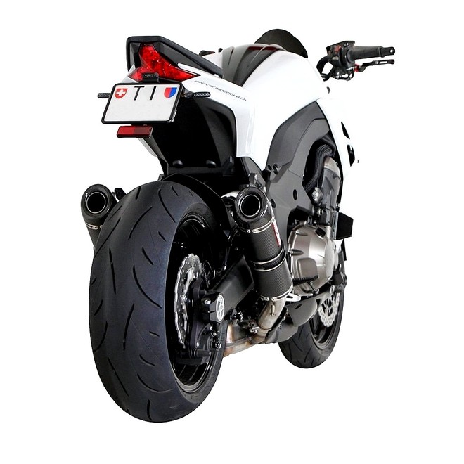 Paire de silencieux SC Project GP-TECH Carbone Kawasaki Z1000 (2014-2016) | Réf. K19A-28C