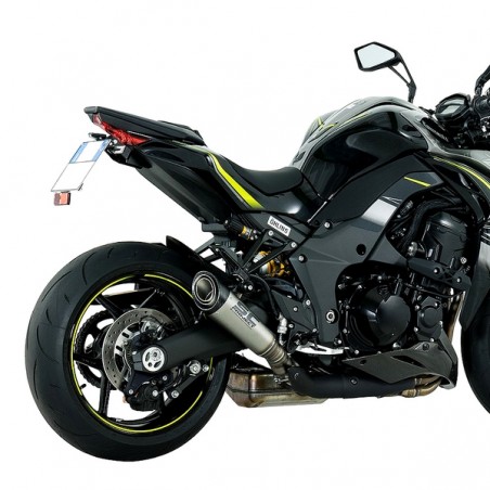 Paire de silencieux SC Project S1 Titane Kawasaki Z1000 et Z1000R (2017-2020) | Réf. K24A-T41T