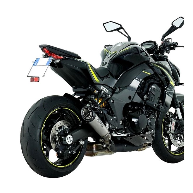 Paire de silencieux SC Project S1 Titane Kawasaki Z1000 et Z1000R (2017-2020) | Réf. K24A-T41T