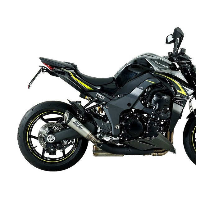 Paire de silencieux SC Project S1 Titane Kawasaki Z1000 et Z1000R (2017-2020) | Réf. K24A-T41T