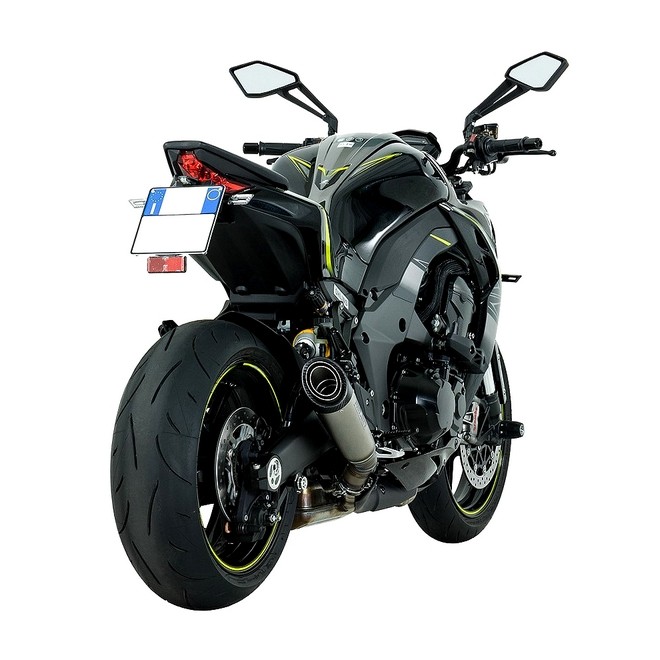 Paire de silencieux SC Project S1 Titane Kawasaki Z1000 et Z1000R (2017-2020) | Réf. K24A-T41T