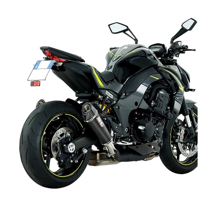 Paire de silencieux SC Project Conic Carbone Kawasaki Z1000 et Z1000R (2017-2020) | Réf. K24A-34C