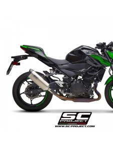 Silencieux SC Project SC1-M Titane Kawasaki Z400 (2018-2020) | Réf. K31A-116T