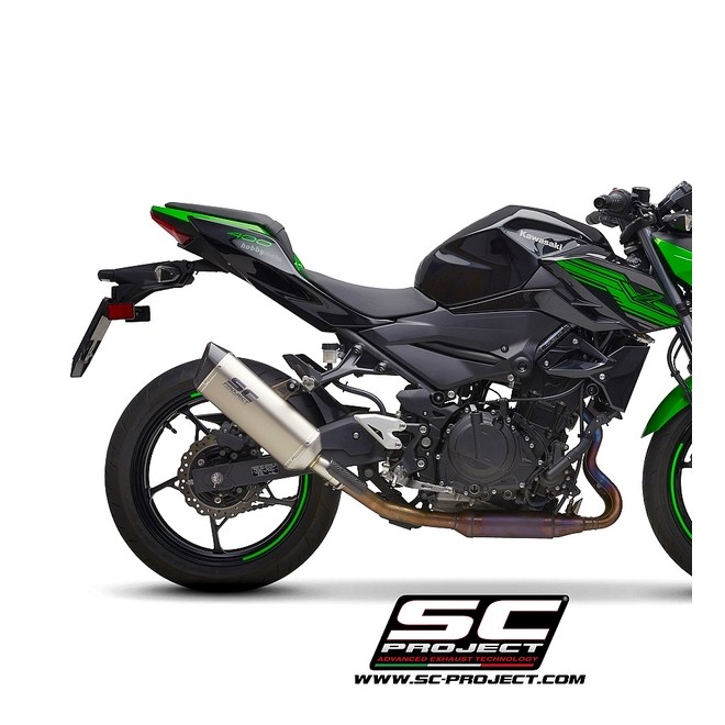 Silencieux SC Project SC1-M Titane Kawasaki Z400 (2018-2020) | Réf. K31A-116T