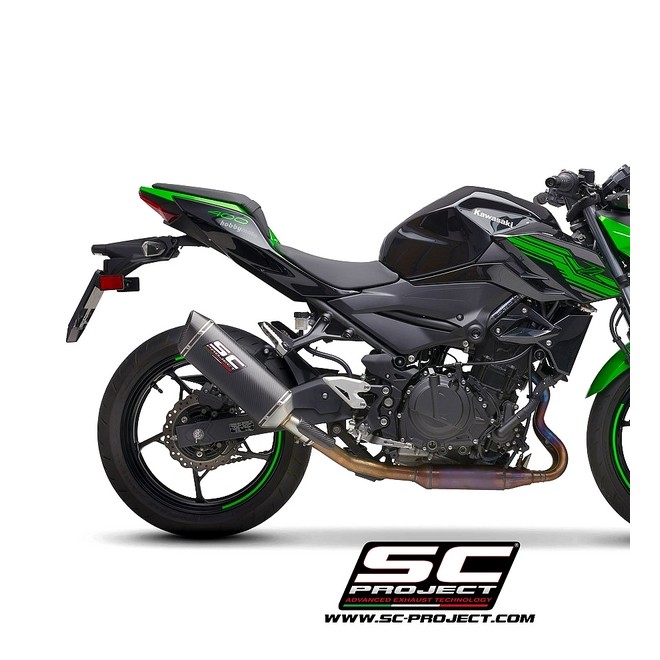 Silencieux SC Project SC1-M Carbone Kawasaki Z400 (2018-2020) | Réf. K31A-116C