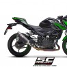 Silencieux SC Project SC1-M Carbone Kawasaki Z400 (2018-2020) | Réf. K31A-116C