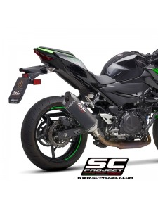 Silencieux SC Project SC1-M Carbone Kawasaki Z400 (2018-2020) | Réf. K31A-116C