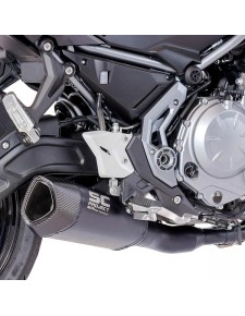 Ligne complète SC Project SC1-R GT Titane noir Kawasaki Z650 (2017-2019) | Réf. K26A-C103MB