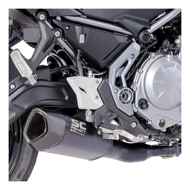 Ligne complète SC Project SC1-R GT Titane noir Kawasaki Z650 (2017-2019) | Réf. K26A-C103MB