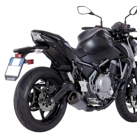 Ligne complète SC Project SC1-R GT Titane noir Kawasaki Z650 (2017-2019) | Réf. K26A-C103MB