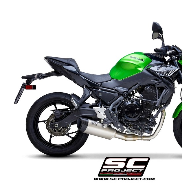 Ligne complète SC Project SC1-R GT Titane Kawasaki Z650 (2020) | Réf. K26C-C103T