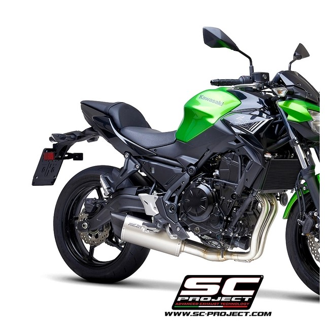 Ligne complète SC Project SC1-R GT Titane Kawasaki Z650 (2020) | Réf. K26C-C103T