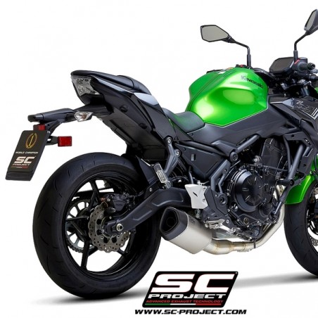Ligne complète SC Project SC1-R GT Titane Kawasaki Z650 (2020) | Réf. K26C-C103T