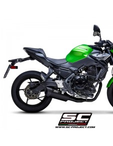 Ligne complète SC Project SC1-R GT Titane noir Kawasaki Z650 (2020) | Réf. K26C-C103MB