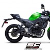 Ligne complète SC Project SC1-R GT Titane noir Kawasaki Z650 (2020) | Réf. K26C-C103MB
