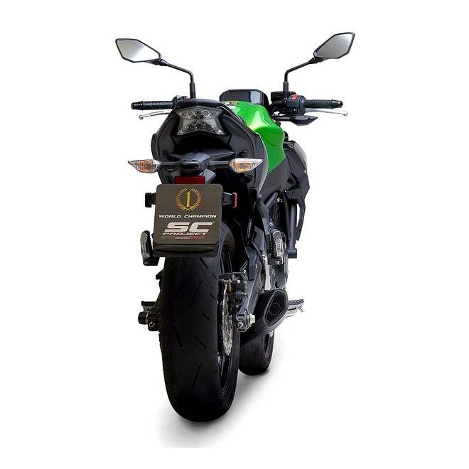 Ligne complète SC Project SC1-R GT Titane noir Kawasaki Z650 (2021-2022) | Réf. K26E-C103MB