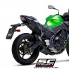 Ligne complète SC Project SC1-R GT Titane noir Kawasaki Z650 (2021-2022)