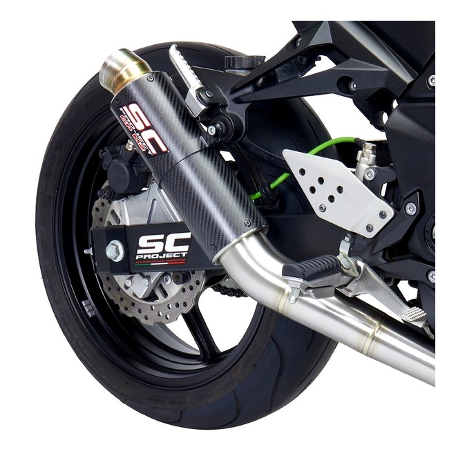 Silencieux SC Project GP-M2 Carbone Kawasaki Z750(R) (2007-2012) | Réf. K06A-18C