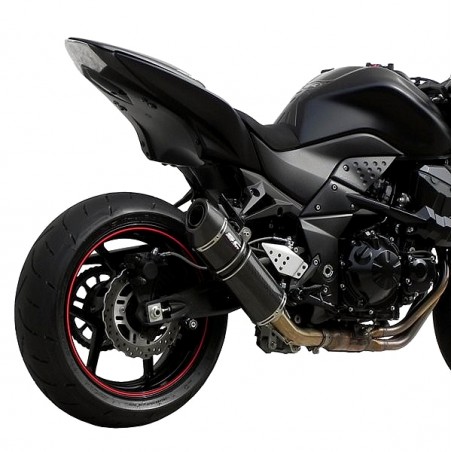 Silencieux SC Project Oval Carbone Kawasaki Z750(R) (2007-2012) | Réf. K06A-01C