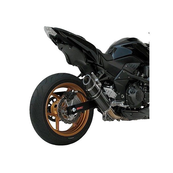 Silencieux SC Project Oval Carbone Kawasaki Z750(R) (2007-2012) | Réf. K06A-01C