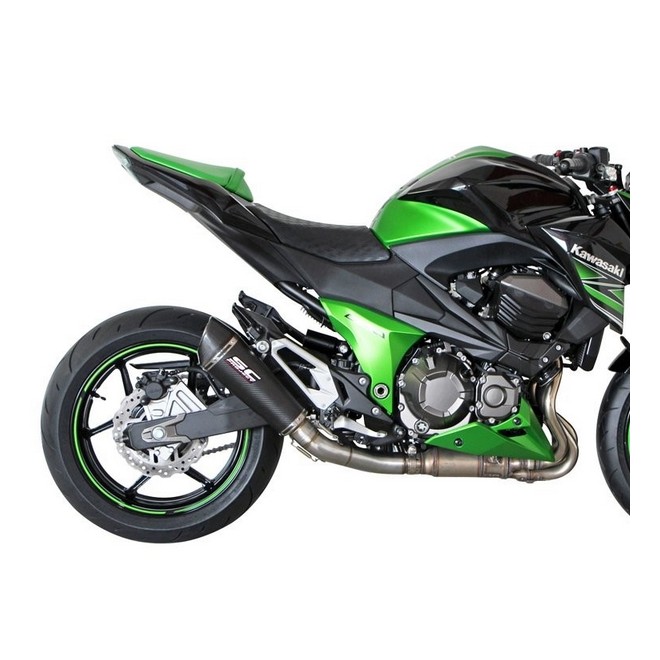 Silencieux SC Project Conic Carbone Kawasaki Z800 (2013-2016) | Réf. K15A-34C