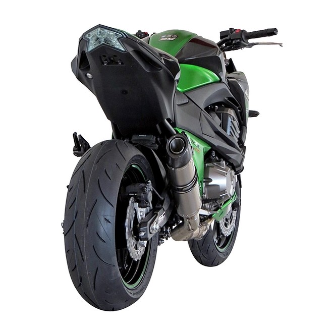 Silencieux SC Project Oval Titane Kawasaki Z800e (2013-2016) | Réf. K18A-12T