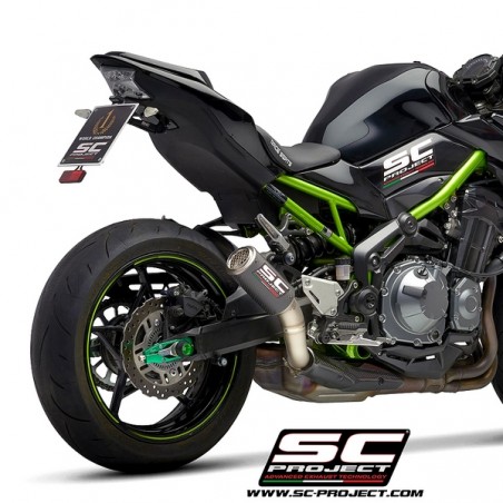 Silencieux SC Project CR-T Carbone Kawasaki Z900 (2017-2019) | Réf. K25A-T36CR